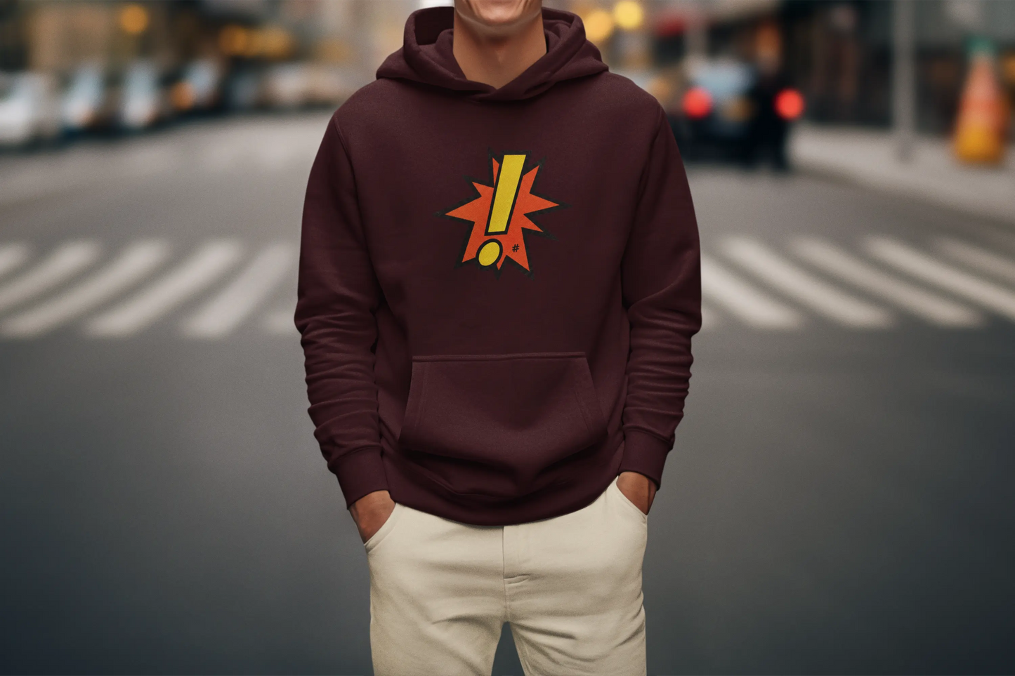 Comicbook Exclamation! | Unisex Hoodie PrismGasm