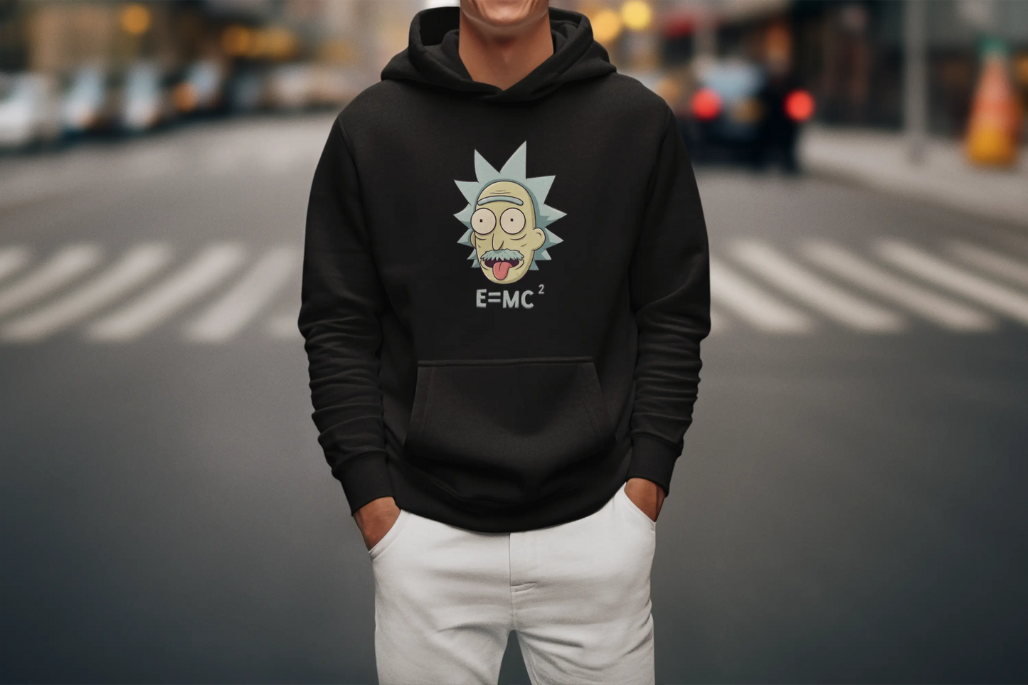 Einstein Rick | Unisex Hoodie PrismGasm