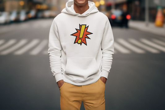 Comicbook Exclamation! | Unisex Hoodie PrismGasm