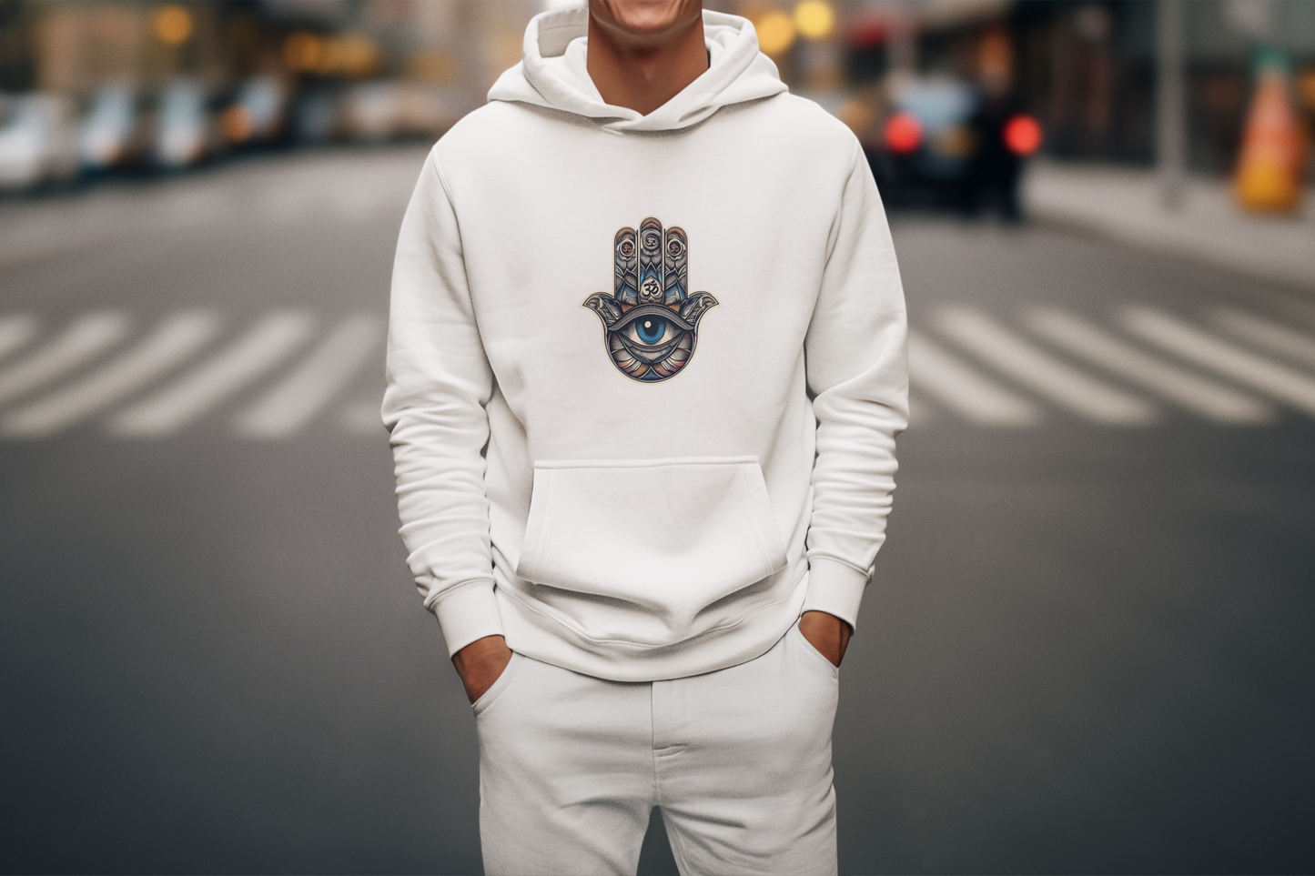 Hamsa Chakra | Unisex Hoodie PrismGasm