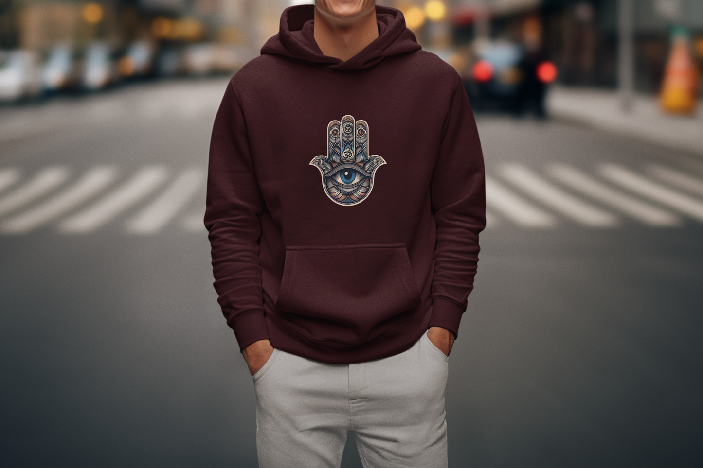 Hamsa Chakra | Unisex Hoodie PrismGasm