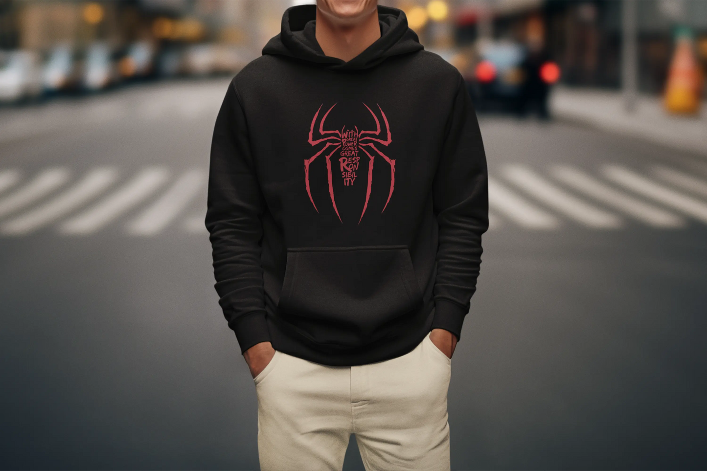Spiderman - Great Power | Unisex Hoodie - PrismGasm