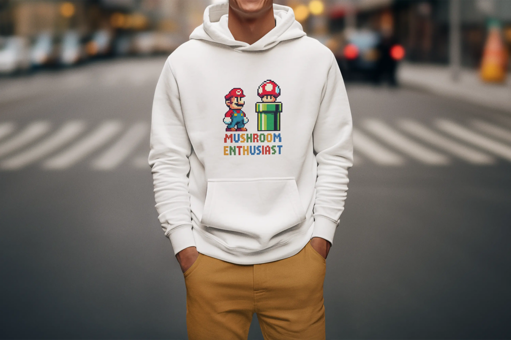 Mario the Mushroom Enthusiast | Unisex Hoodie PrismGasm