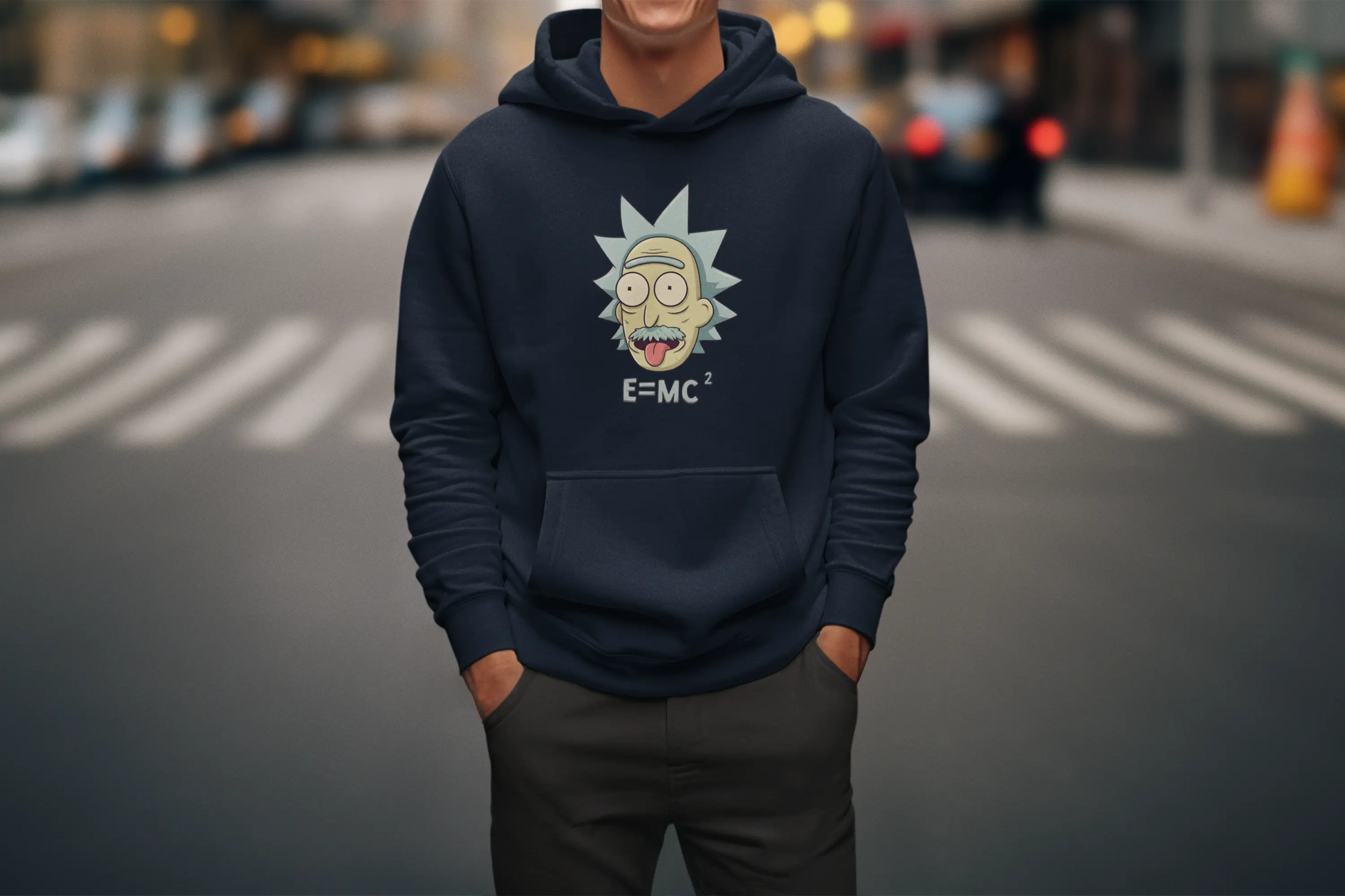 Einstein Rick | Unisex Hoodie PrismGasm