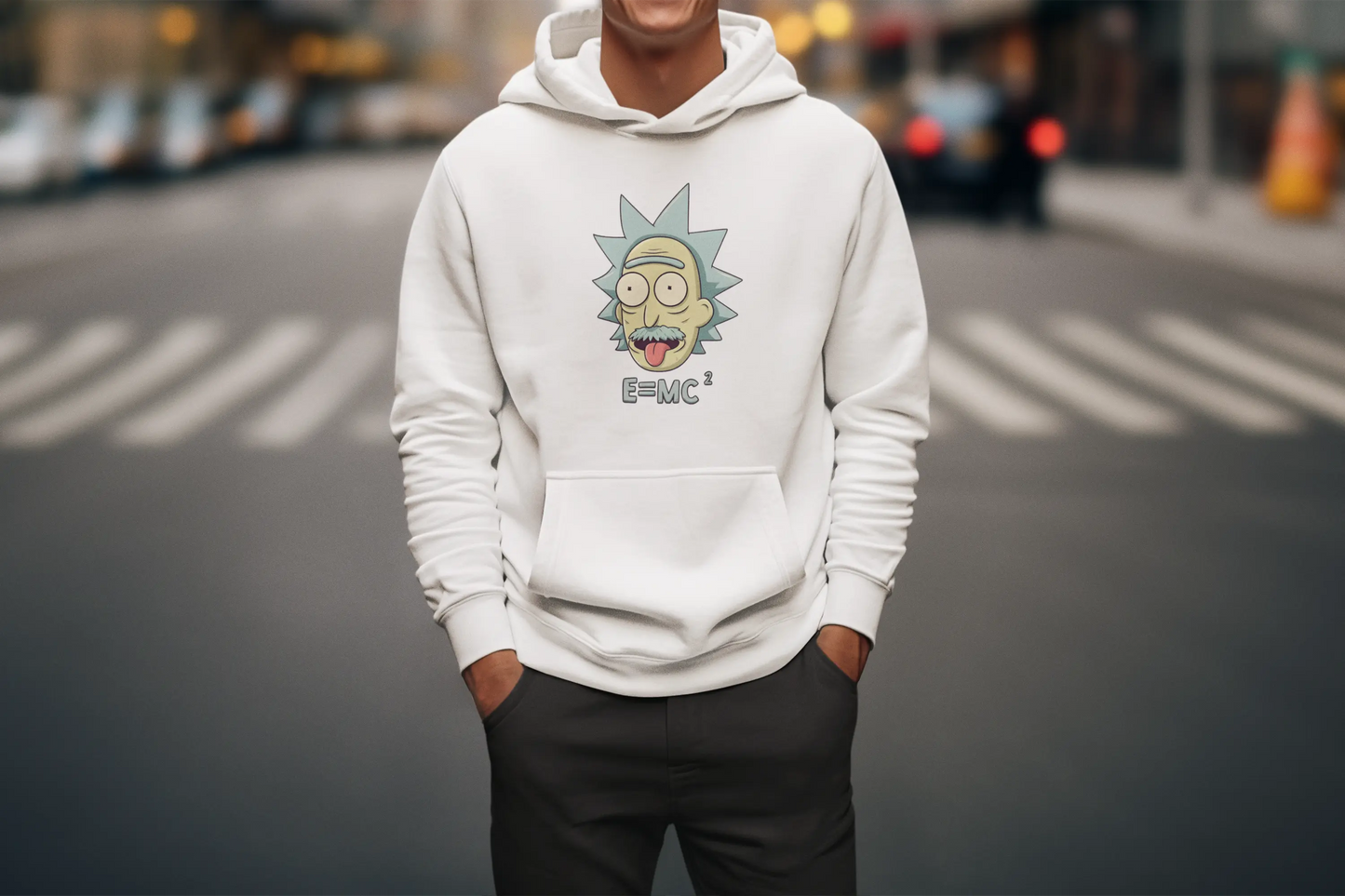Einstein Rick | Unisex Hoodie PrismGasm