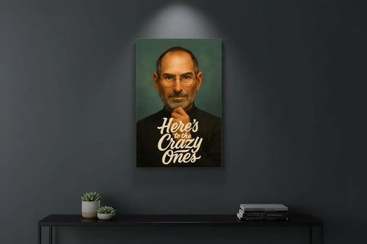 Steve Jobs Canvas Mockup