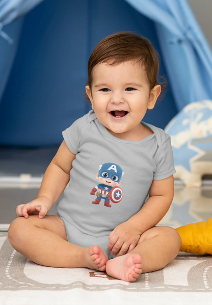 Baby Captain America | Baby Rompers PrismGasm