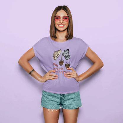More Espresso Less Depresso | T-shirt for women Prismgasm