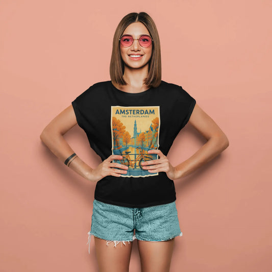 Amsterdam Postcard | T-shirt for Women PrismGasm