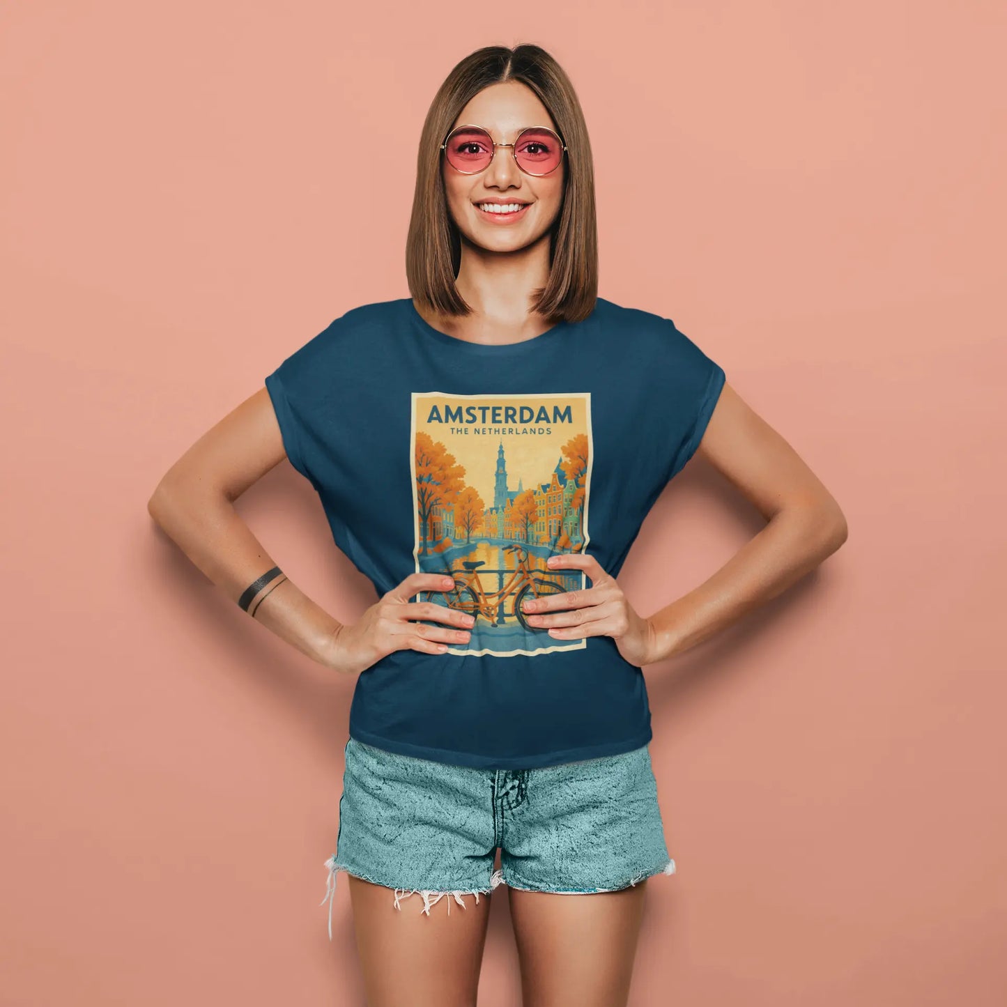 Amsterdam Postcard | T-shirt for Women PrismGasm