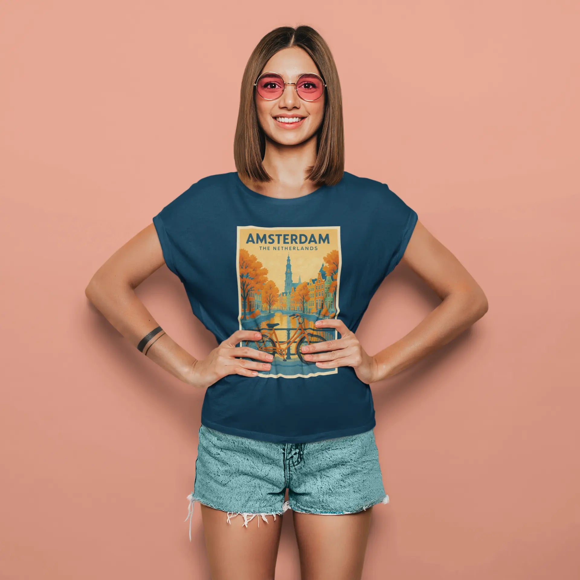 Amsterdam Postcard | T-shirt for Women PrismGasm