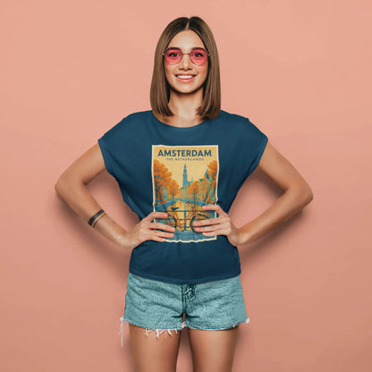 Amsterdam Postcard | T-shirt for Women PrismGasm