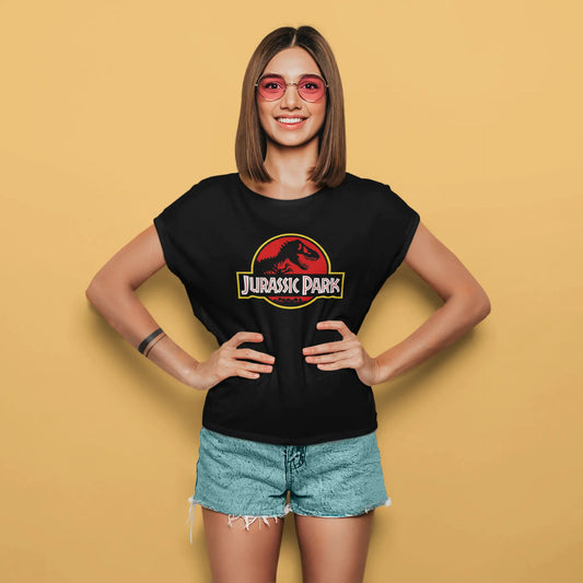 Jurassic Park | T-shirt for Women PrismGasm T-Shirt Black / 5XL