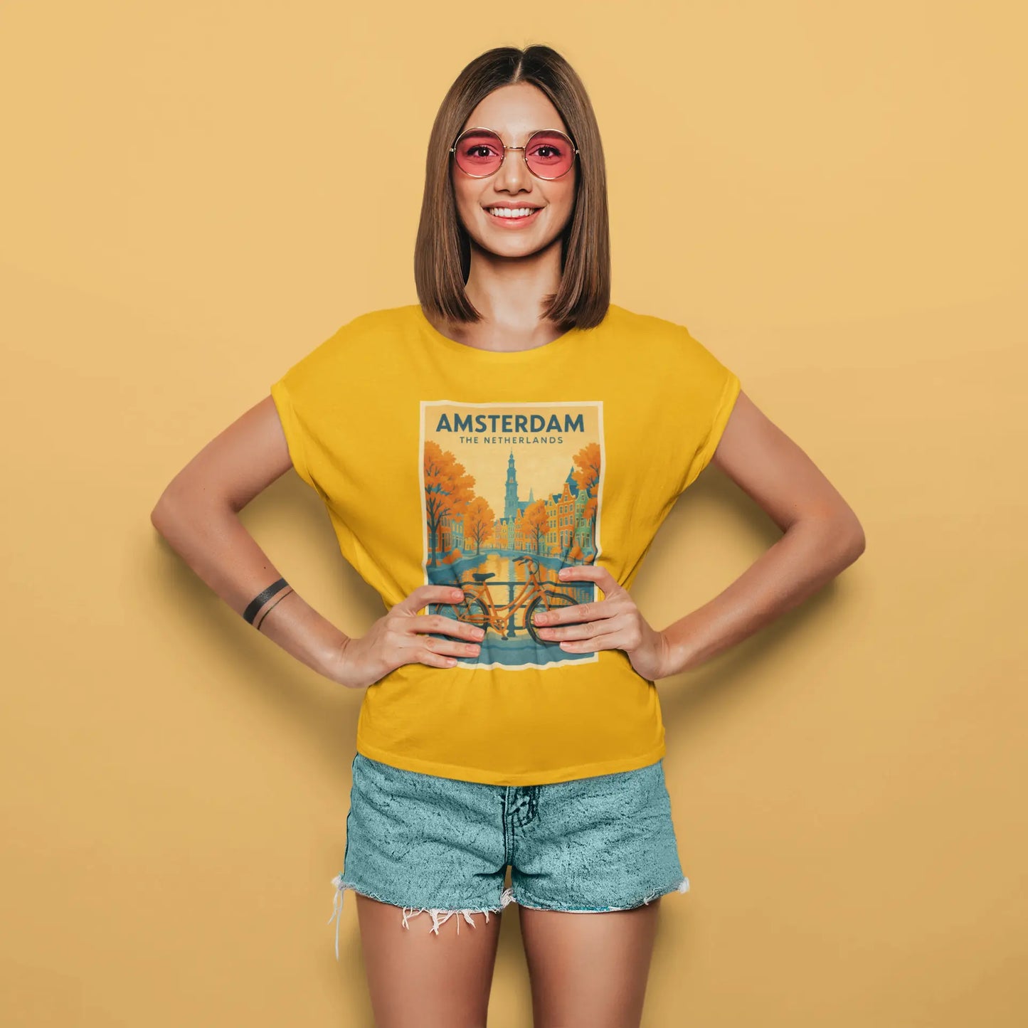 Amsterdam Postcard | T-shirt for Women PrismGasm