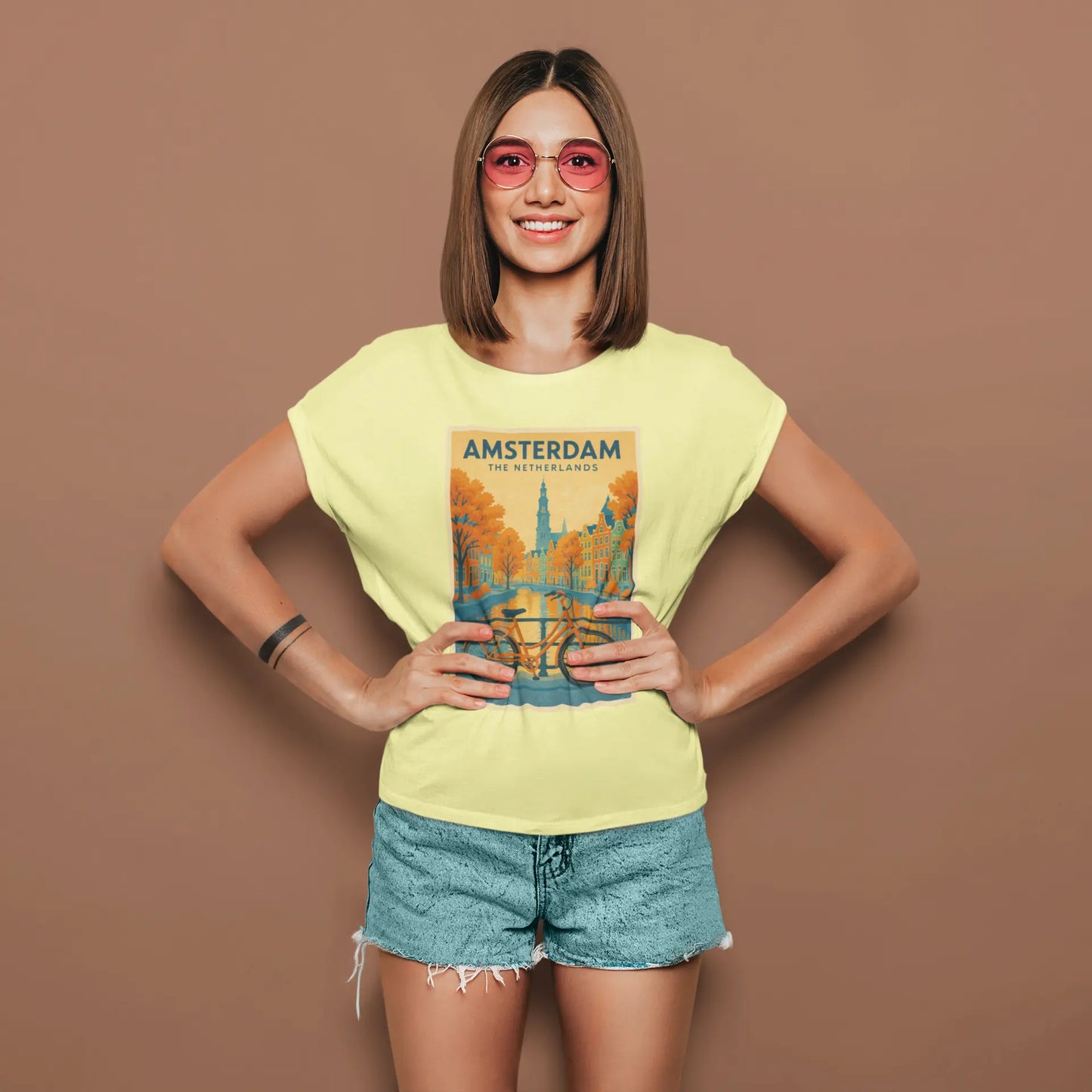 Amsterdam Postcard | T-shirt for Women PrismGasm