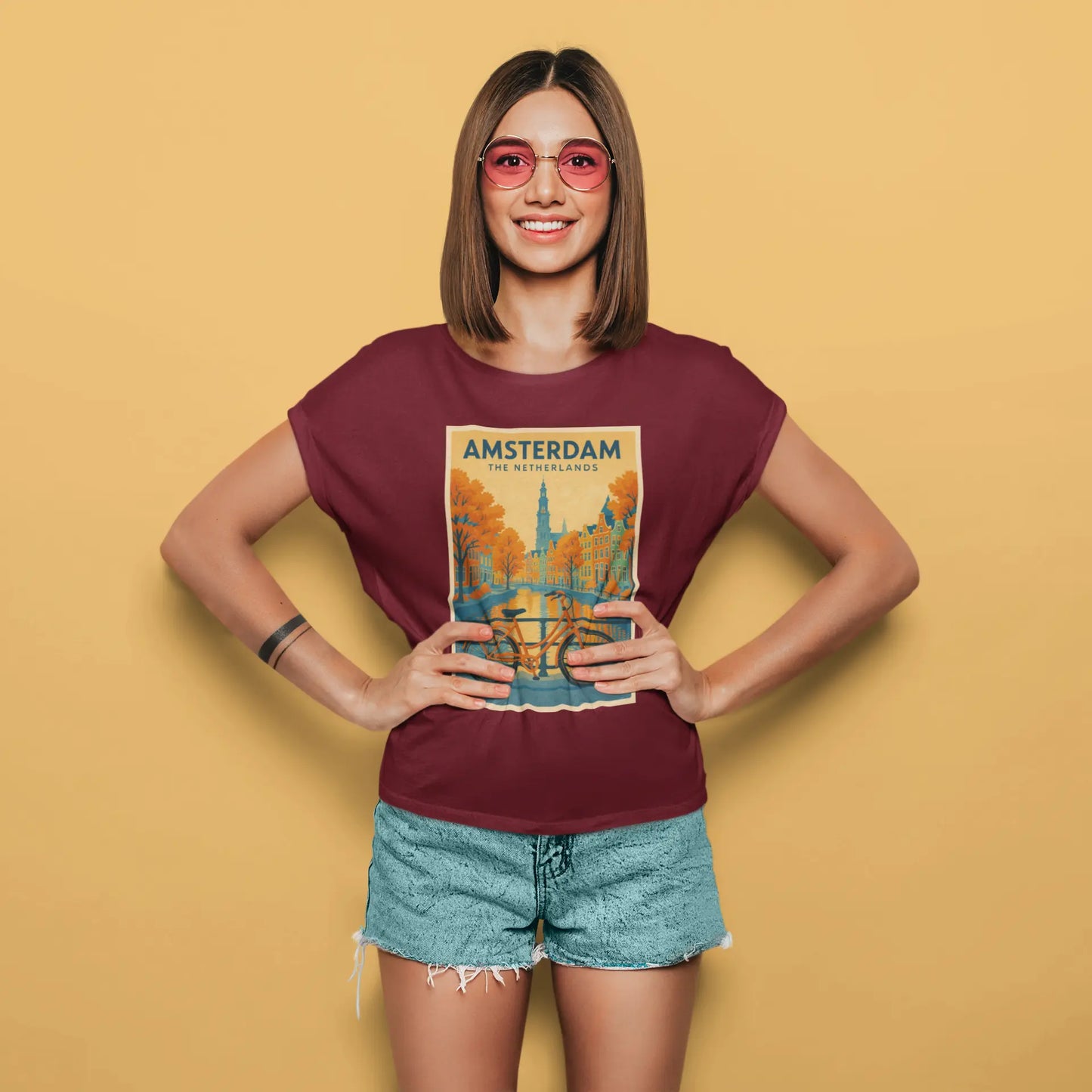 Amsterdam Postcard | T-shirt for Women PrismGasm