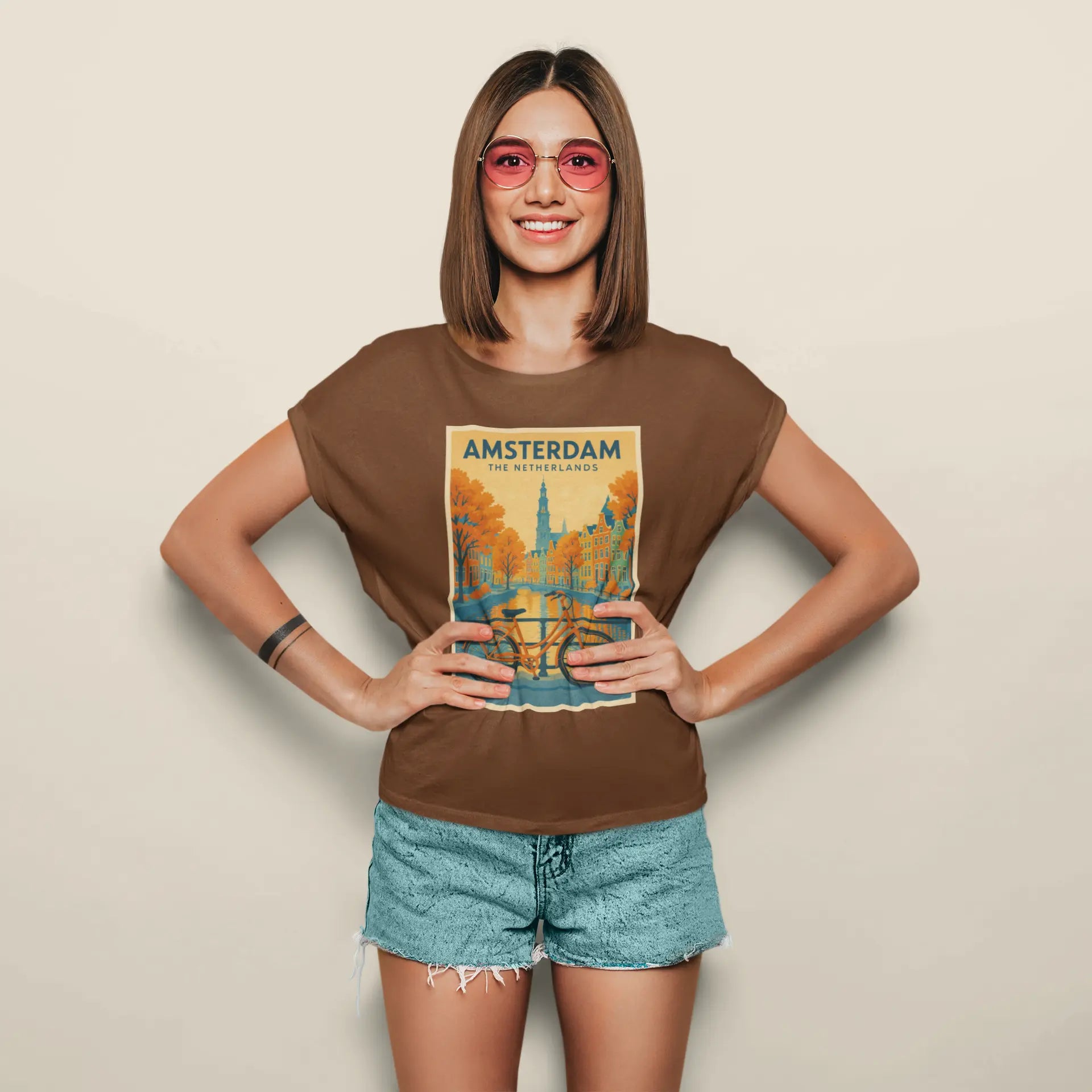 Amsterdam Postcard | T-shirt for Women PrismGasm