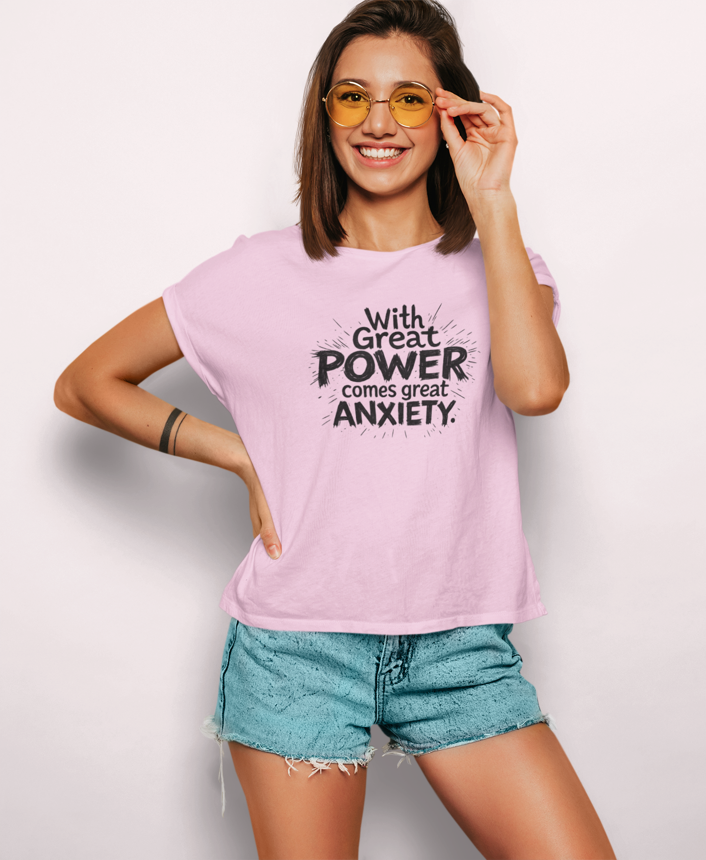 Great Power, Great Anxiety | T-shirt for Women PrismGasm