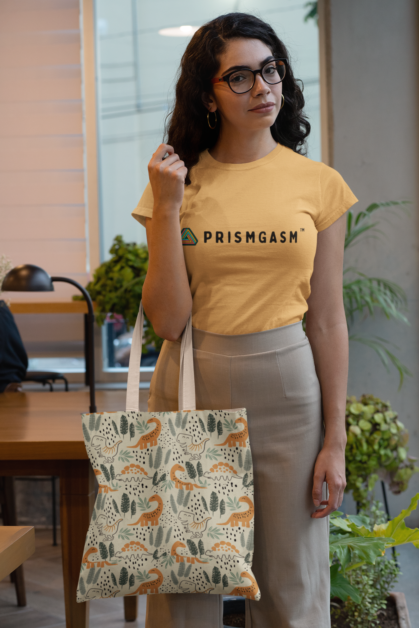 Dinosaurs | Tote bag with Zipper