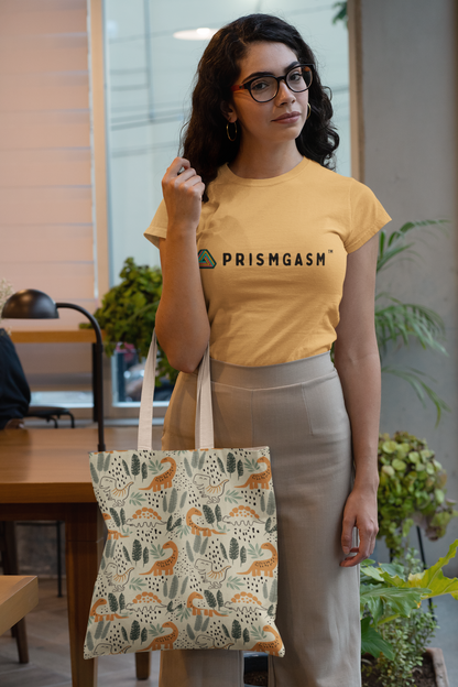 Dinosaurs | Tote bag with Zipper