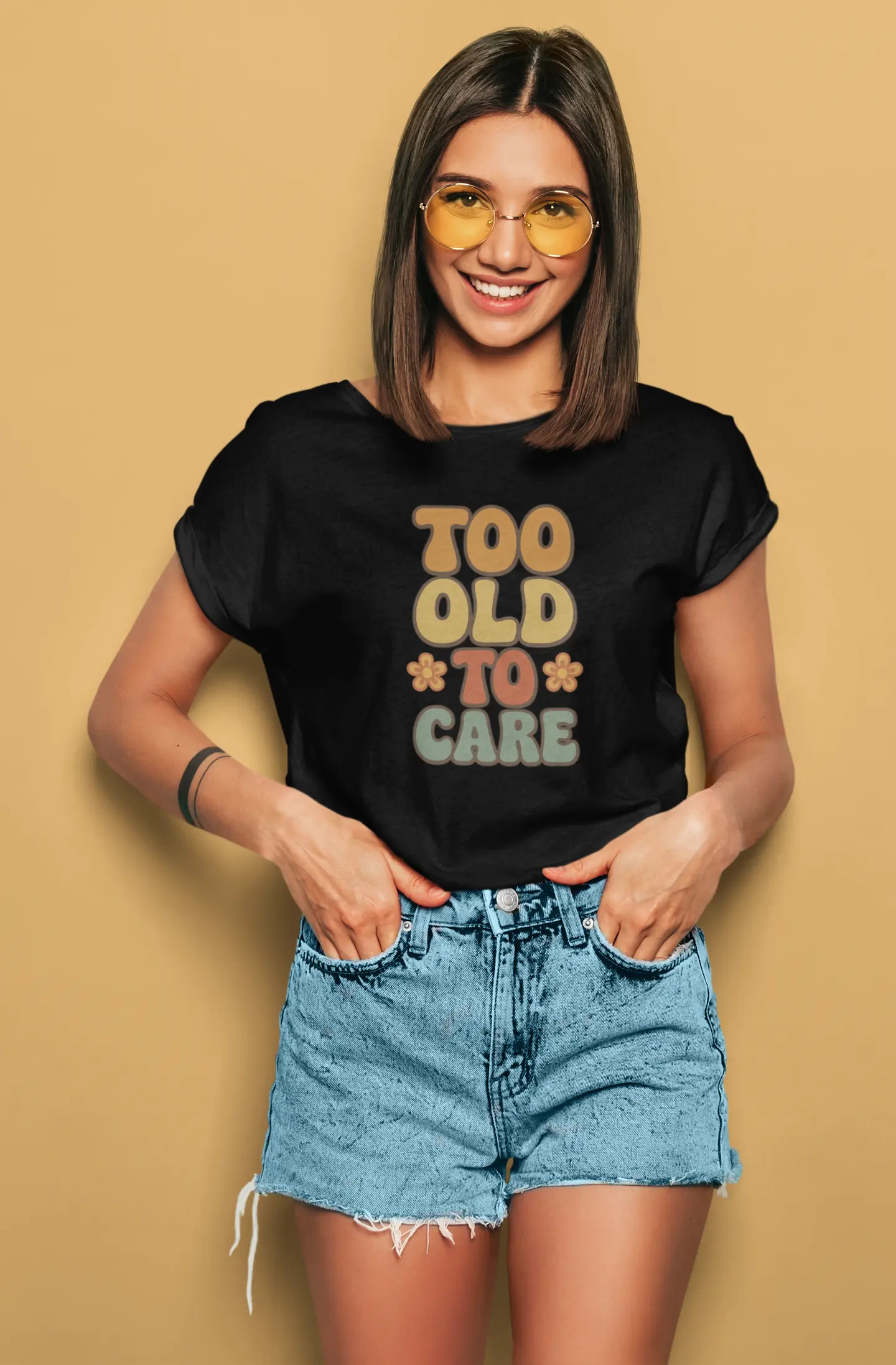 Too Old To Care | T-shirt for Women PrismGasm