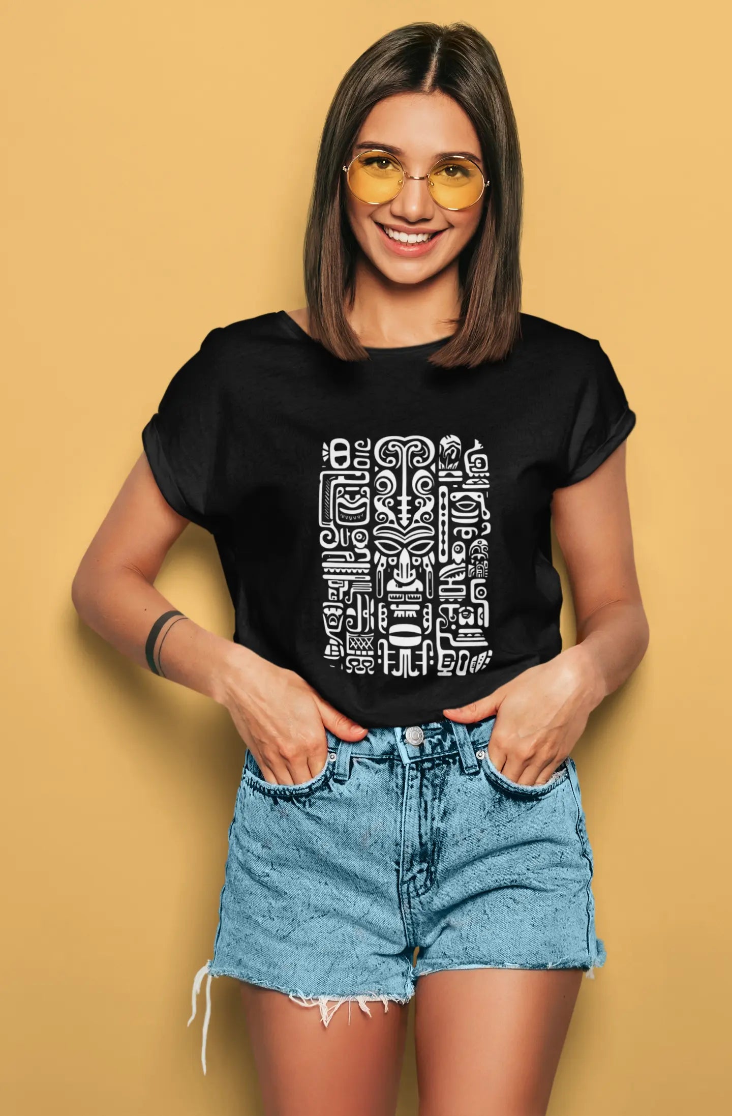 Trippy Tribal Art | T-shirt for Women PrismGasm