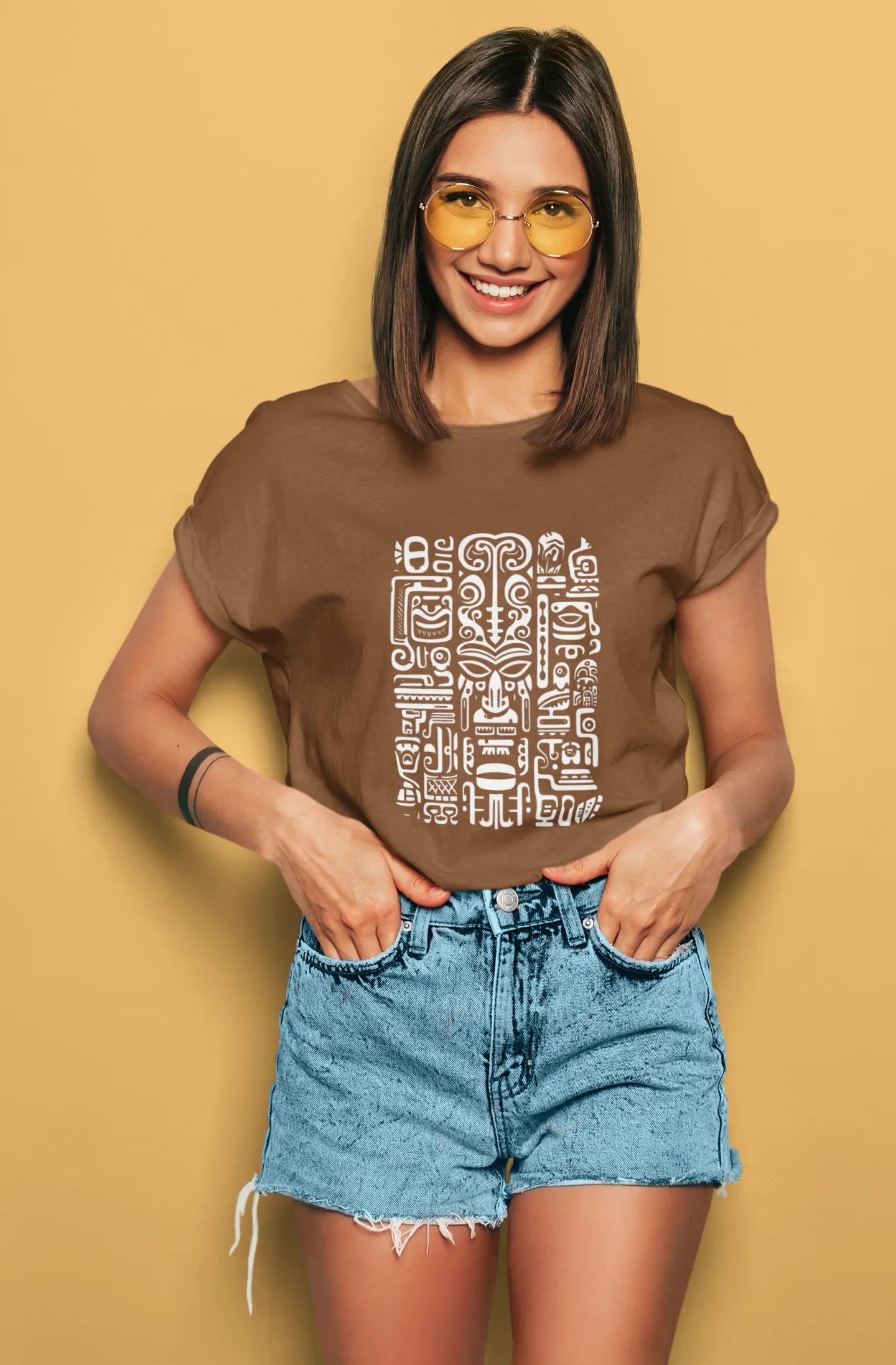 Trippy Tribal Art | T-shirt for Women PrismGasm