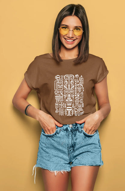 Trippy Tribal Art | T-shirt for Women PrismGasm