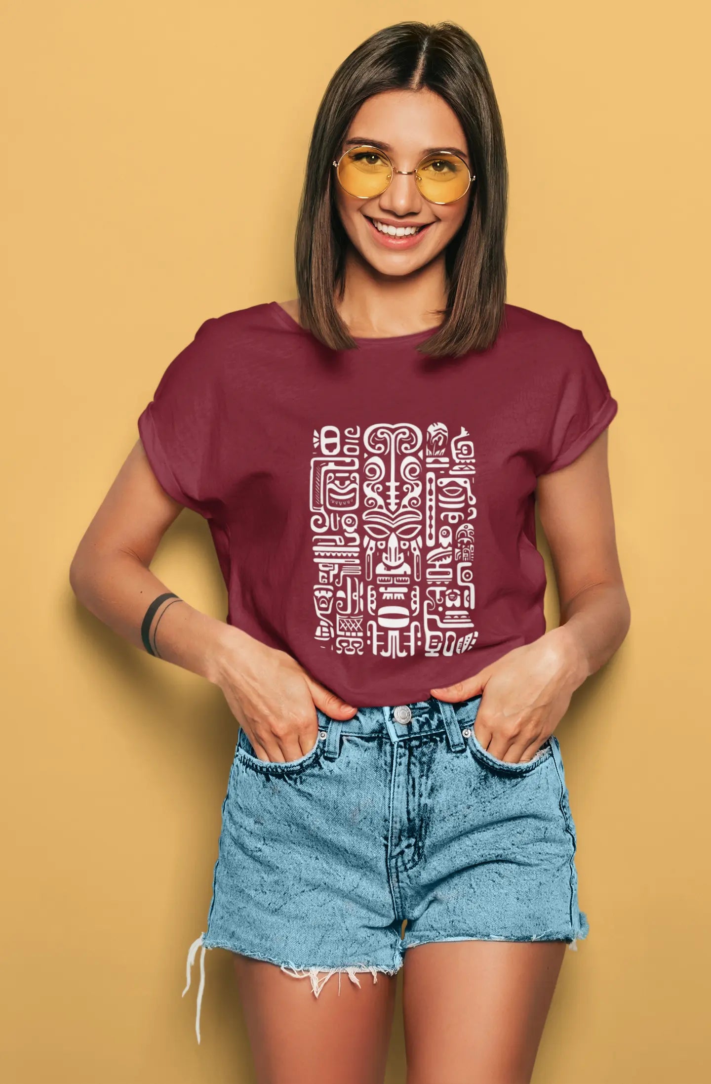 Trippy Tribal Art | T-shirt for Women PrismGasm