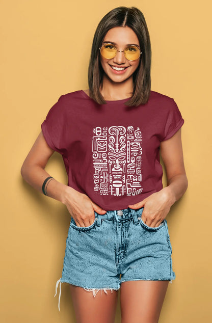 Trippy Tribal Art | T-shirt for Women PrismGasm