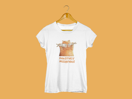 Pawsitively Mischievous | T-shirt for Women