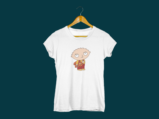 Stewie white t-shirt for women