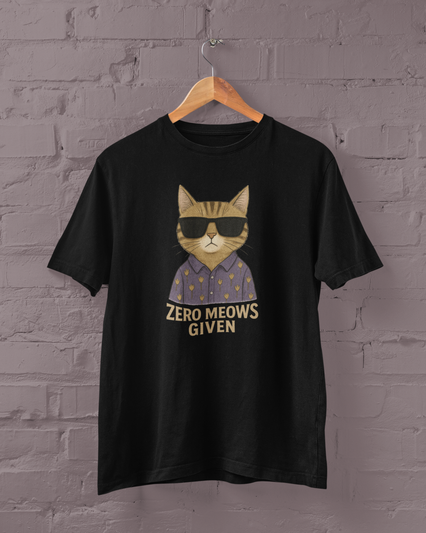 Zero Meows T-shirt for Men